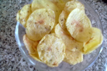 Картофельные чипсы за 10 минут: шаг 7