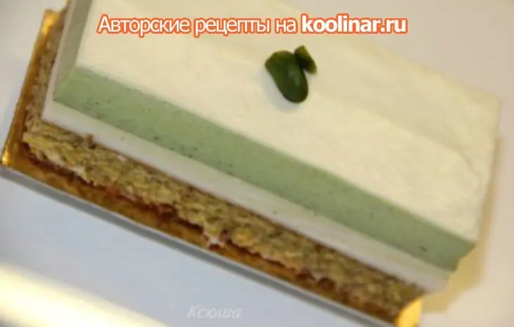 Фисташковое пирожное с зеленым чаем: шаг 11