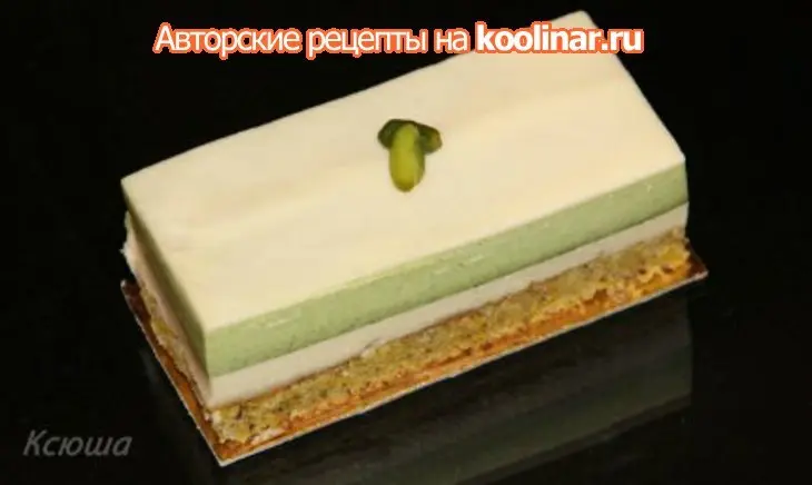 Фисташковое пирожное с зеленым чаем: шаг 12