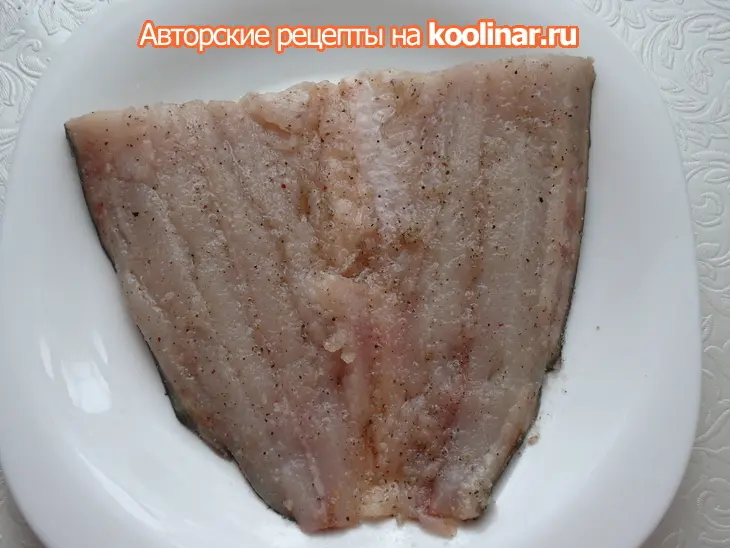 Рыбка муксун  соленая: шаг 2