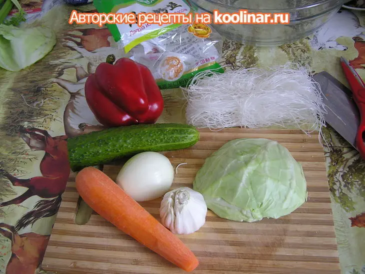 Китайский салат.: шаг 3