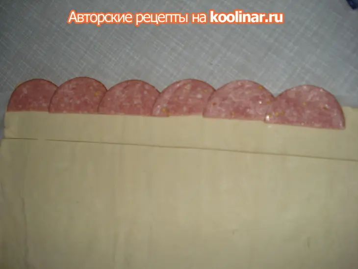 Закуска "букет роз": шаг 2