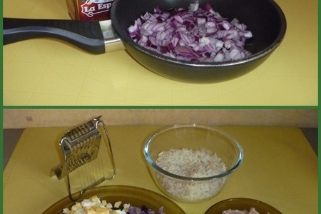 Салат с печенью трески корзиночках: шаг 5