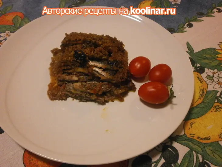 Торт-гратэн из анчоусов: шаг 11