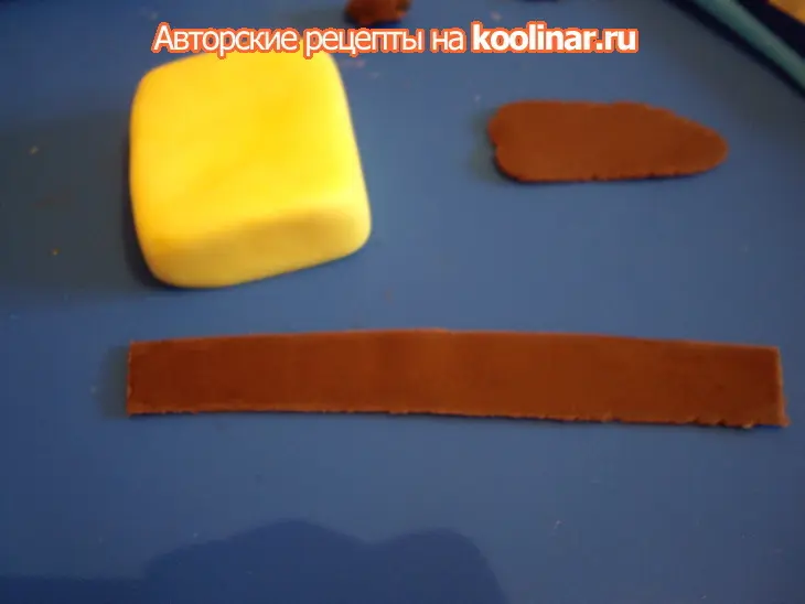 Торт "губка боб квадратные штаны": шаг 10
