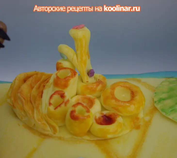 Торт "губка боб квадратные штаны": шаг 22