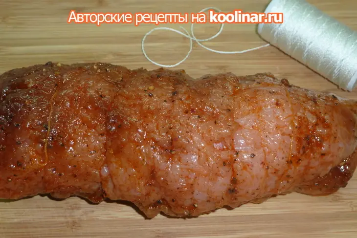Диетический рулет из грудки индейки на пару, а кушают все!: шаг 5