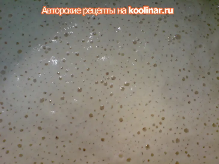 Серый хлеб на пиве с мёдом: шаг 3