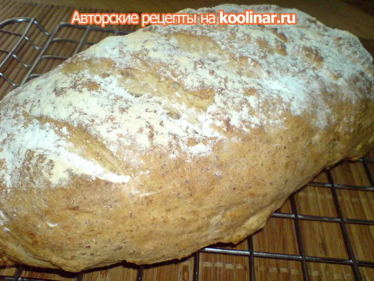 Серый хлеб на пиве с мёдом: шаг 8