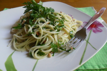 Спагетти с петрушечным песто: шаг 7