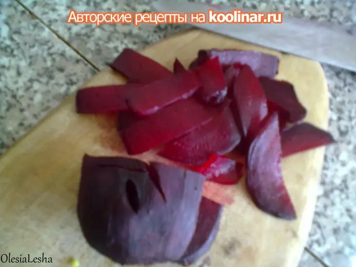 Легкий салат с печеной свеклой по-итальянски...(юбилейный 100-й рецепт))): шаг 5
