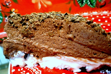 Сливочно-шоколадный десерт с даймом и вишней.: шаг 5