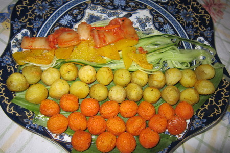 Овощной салат с темпура: шаг 12