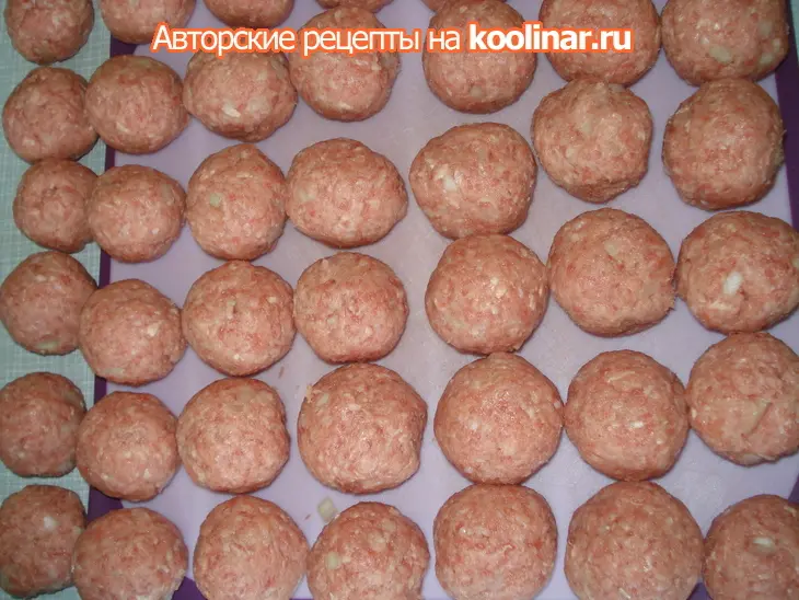 Тефтели в соусе бешамель: шаг 2