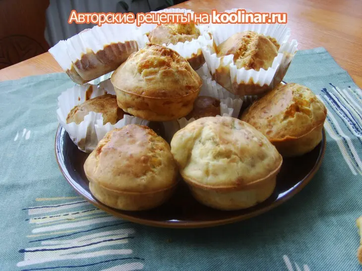 Кашкавалки или сырные кексики: шаг 1