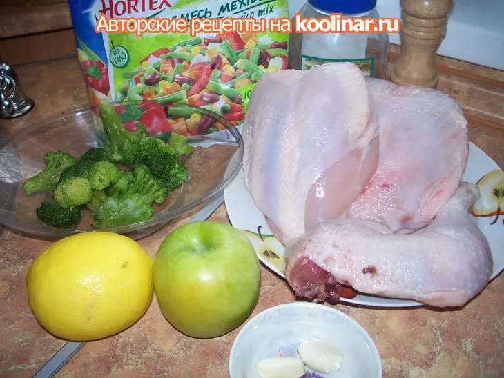 Куриная колбаса на пару  (два сорта): шаг 1