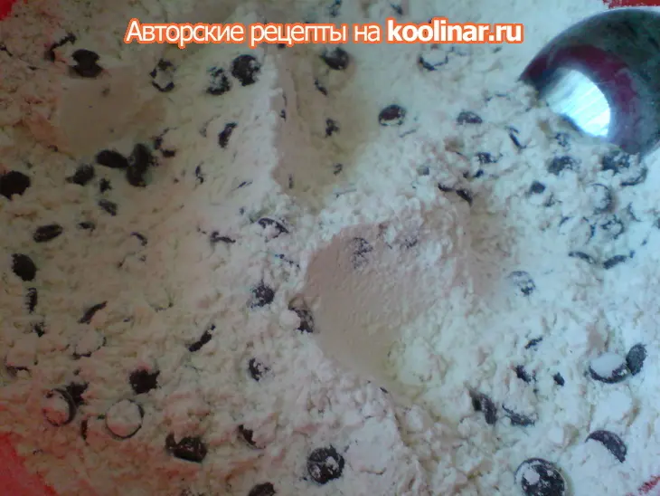 Коржики-ромбики   шоко-ладные: шаг 2