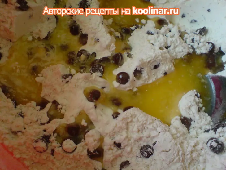 Коржики-ромбики   шоко-ладные: шаг 3