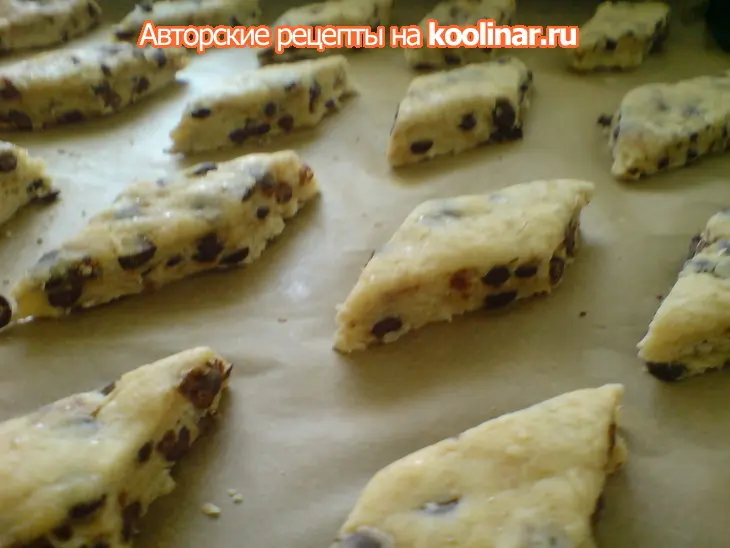 Коржики-ромбики   шоко-ладные: шаг 5