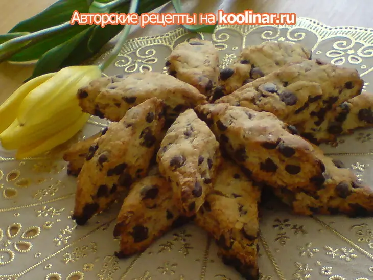 Коржики-ромбики   шоко-ладные: шаг 7