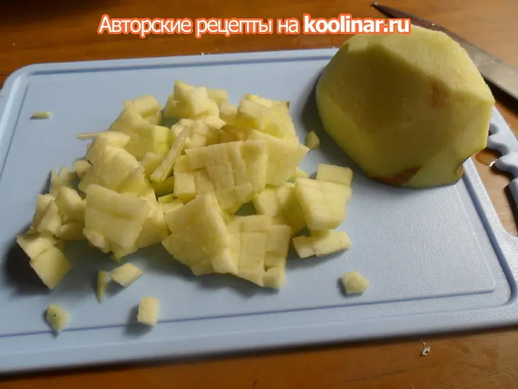 Творожные шарики с яблоками: шаг 3