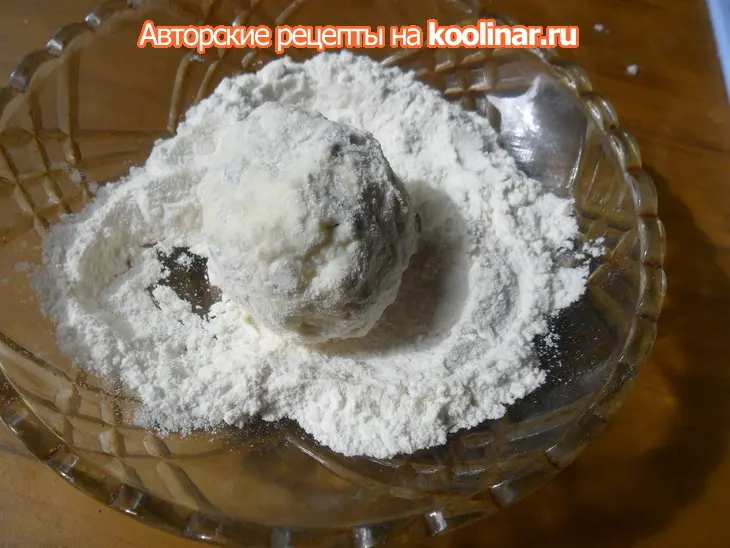 Творожные шарики с яблоками: шаг 6
