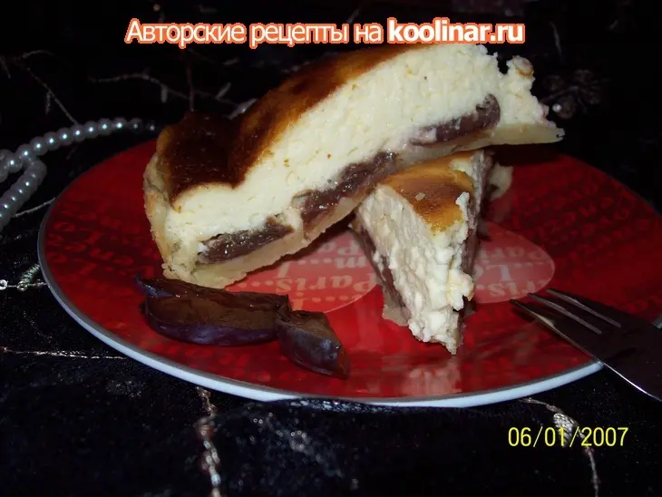 Тарт со сливами в сметанной заливке.: шаг 7