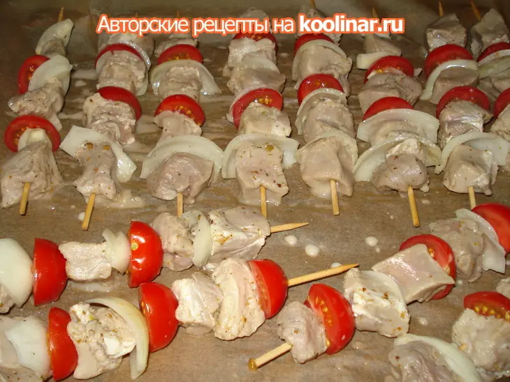 Шашлык в духовке: шаг 2