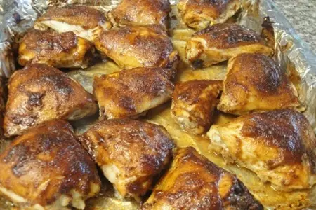 Куриные бёдрышки под соусом в духовке: шаг 7