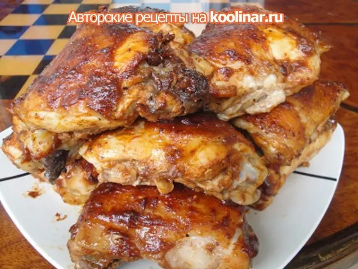 Куриные бёдрышки под соусом в духовке: шаг 8