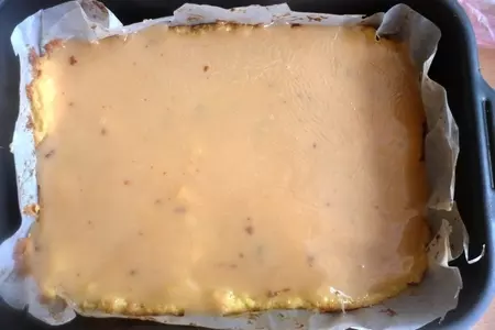 Печенье twix ( песочное печенье+молочный шоколад+мягкая карамель): шаг 7