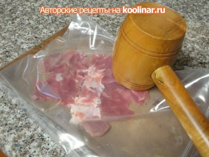 Свиная отбивная с огурцом: шаг 2