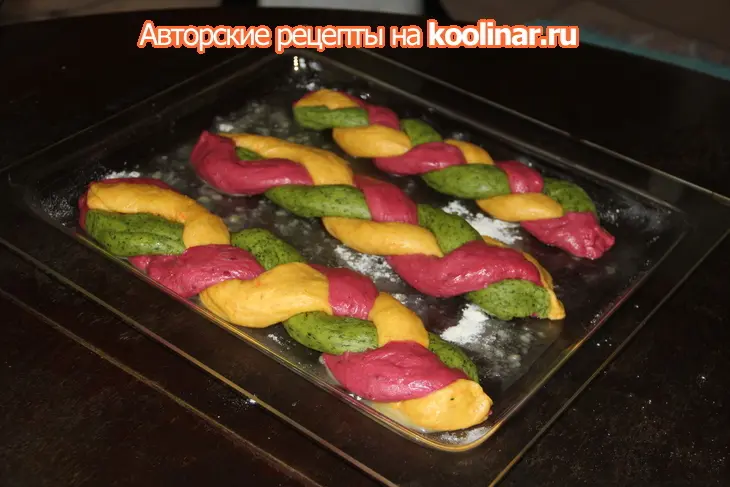 Цветной овощной хлеб: шаг 6