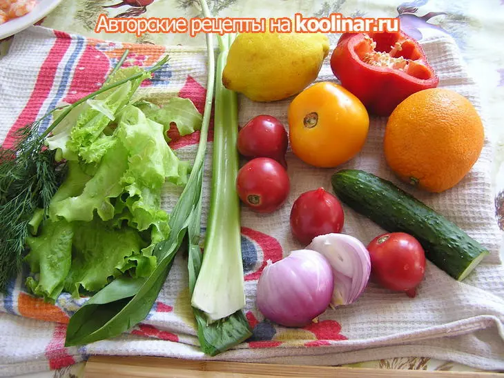 Коктейль с маринованными креветками «ах, лето пьяное!»: шаг 1
