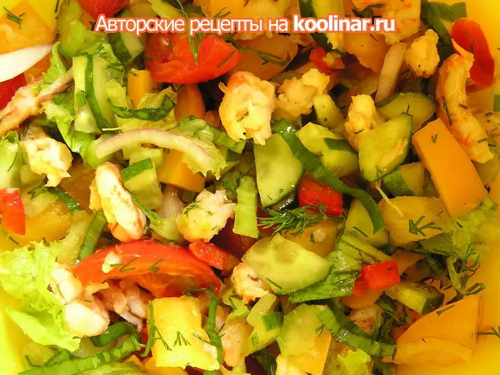 Коктейль с маринованными креветками «ах, лето пьяное!»: шаг 2
