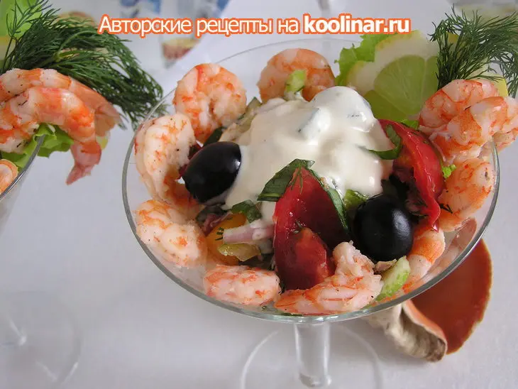 Коктейль с маринованными креветками «ах, лето пьяное!»: шаг 5