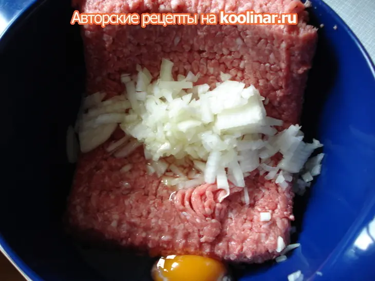 "совиное гнездо"- котлеты: шаг 2