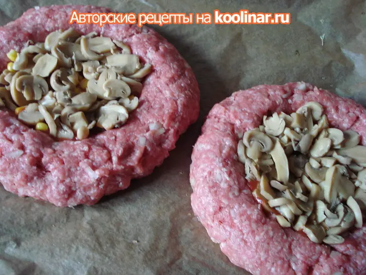 "совиное гнездо"- котлеты: шаг 6