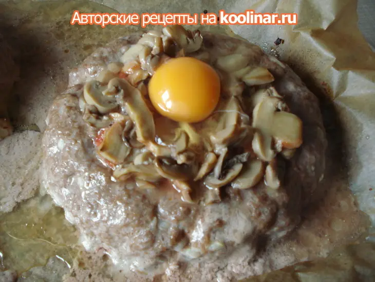 "совиное гнездо"- котлеты: шаг 7