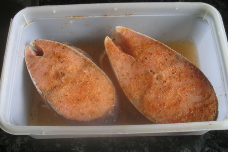 Рыбный ужин ( сковорода гриль-газ): шаг 2