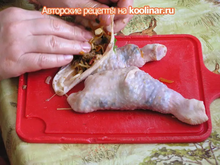 Фаршированные окорочка-заморские-средиземноморские!: шаг 5
