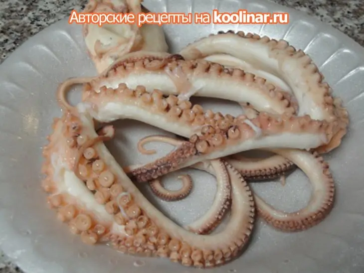 Осьминог с орехами: шаг 7