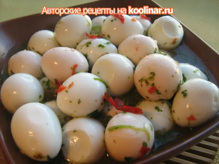 Маринованные яйца по-грузински: шаг 6