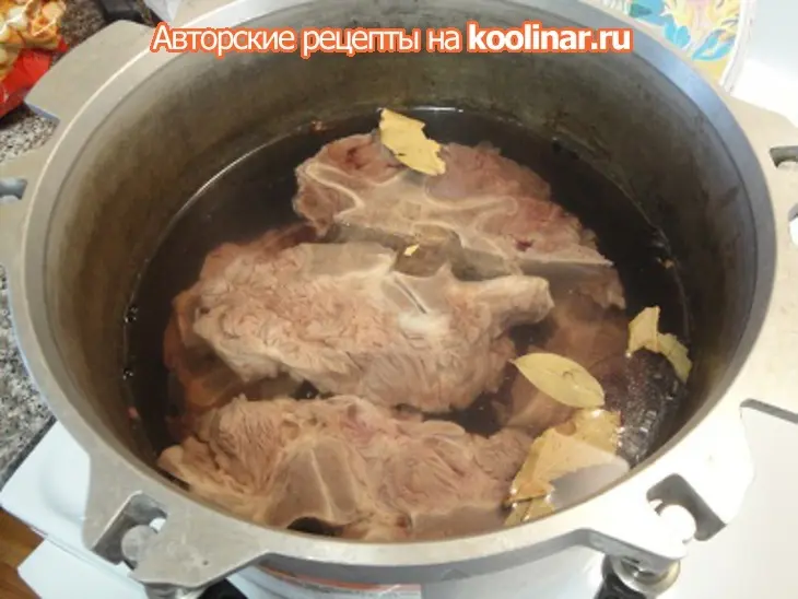 Отварное  мясо: шаг 2