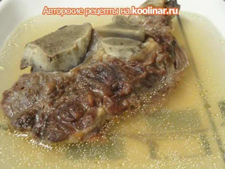 Отварное  мясо: шаг 6