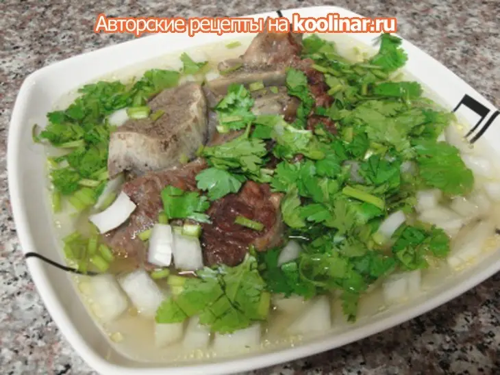 Отварное  мясо: шаг 7