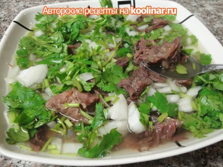 Отварное  мясо: шаг 8