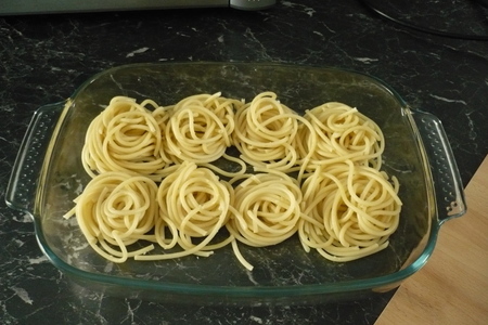 Spaghetti bolognese-гнездышки: шаг 3
