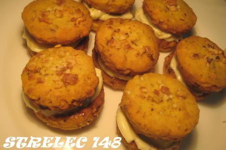 Сырное печенье карри с орешками и сендвичи из него.: шаг 7