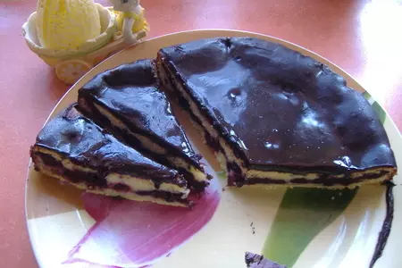 Пирог с ежевикой и черникой: шаг 1